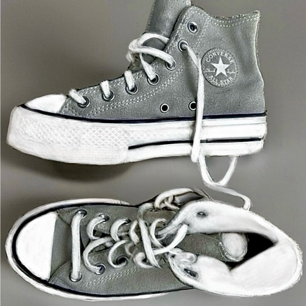 Converse Chuck Taylor All Star Platform ‘Wonder Stone' High Top Sneakers, 5.5
